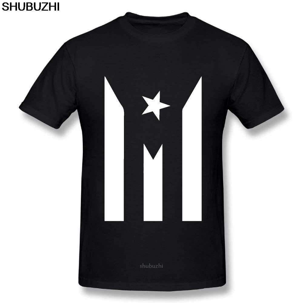 Mens Puerto Rico Flag1 Cotton Prints Casual Short Sleeve TShirt Cheap Crew Neck MenS Top Tee Round Neck Clothes sbz8503 S