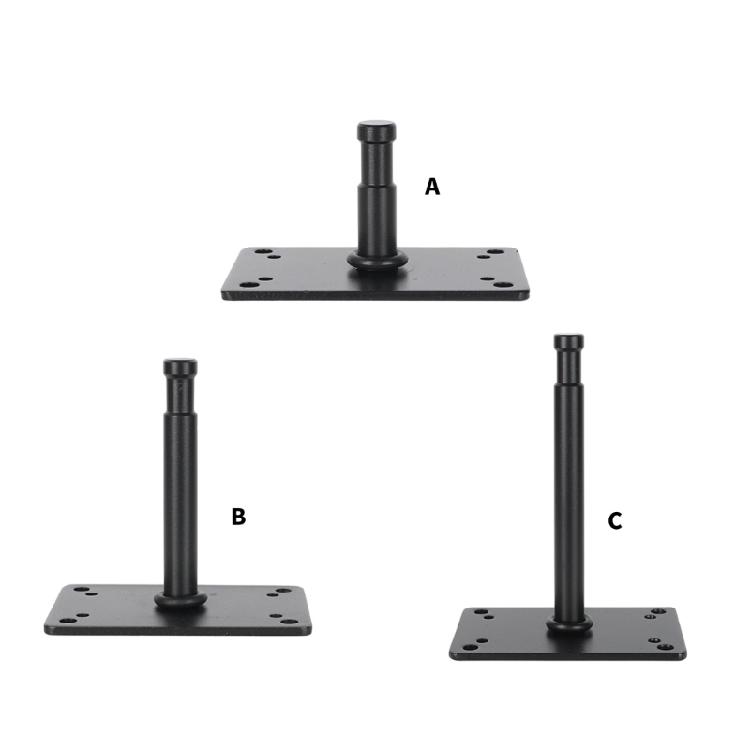 Durability Overhead Flashlight Holder Metal Bracket Ceiling Mount For Photography Lighting Equipment Easy Assembly