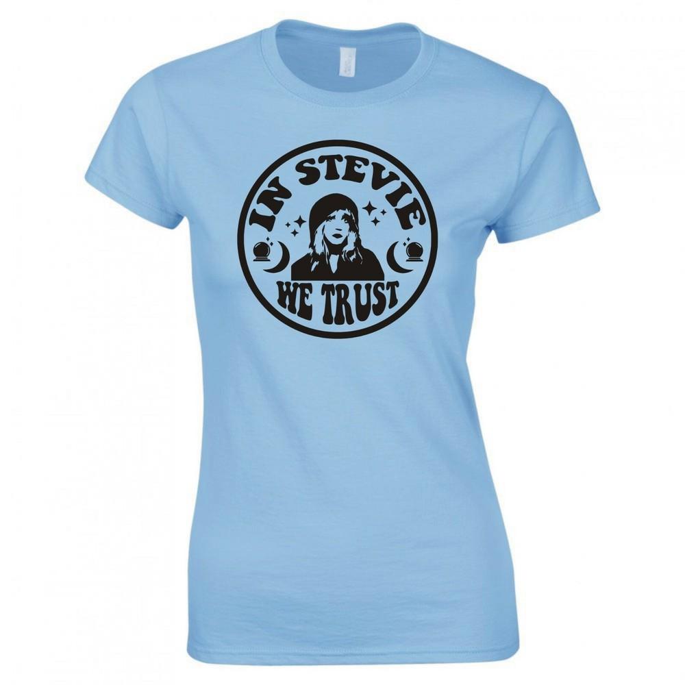 Inspired By Stevie Nicks In Stevie We Trust Ladies Skinny Fit TShirt S