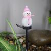 Outdoor Solar Pathway Lights Cute Cartton Small Snowman Solar Energy Lawn Light Grounding Light Landscape Garden Lamp