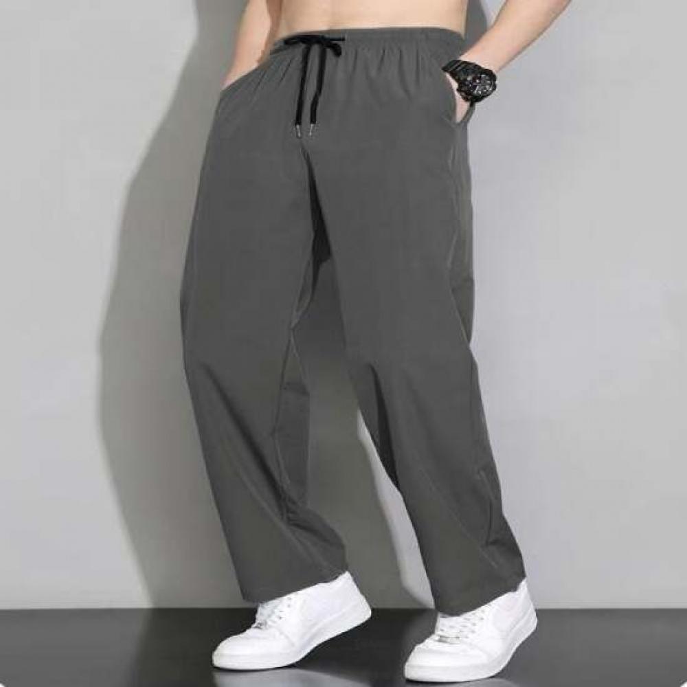 Limid Men S String Banding Wide pantS On Pta Qwf00900