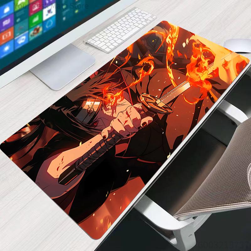 Mouse Pad Naruto Itachi Uchiha Office Computer Desk Mat Table Keyboard Pad Laptop Carpet xxl Accessories Gaming Mousepad