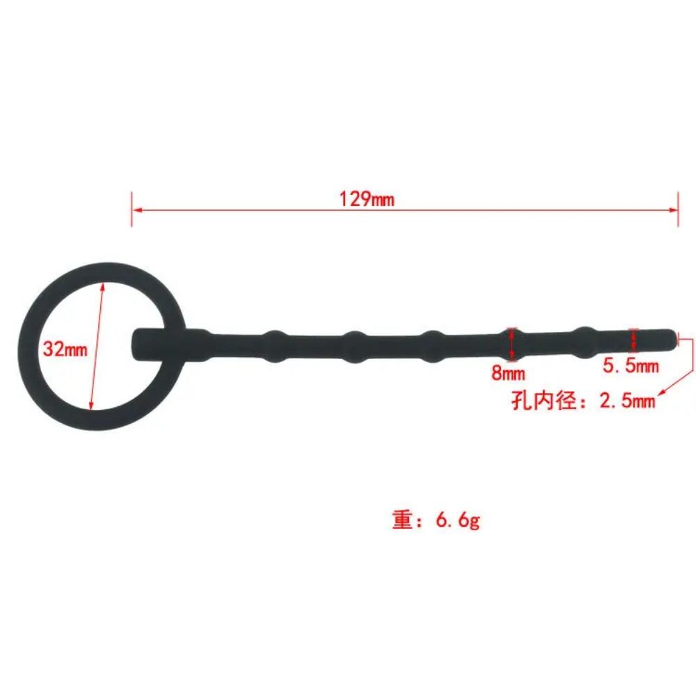 New Silicone Urethra Catheter Male Penis Plug Tube Urethral Catheter Stretcher Sound Dilator Erotic Adult Sex Toy For Men