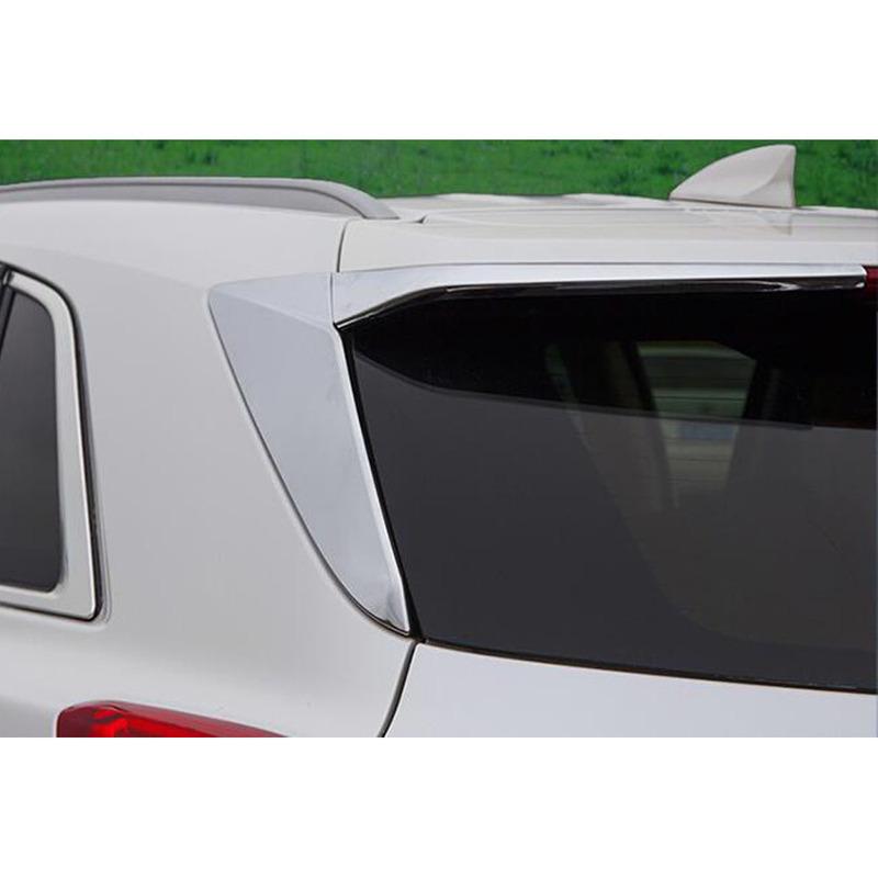 For Cadillac XT5 2016 2017 2018      Car Tail Wing Side Cover Decoration Trim Frame Window Stick Accessories
