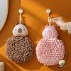 Soft Chenilles Hand Towels for Bathroom Kitchen Quick Dry Decorative Hand Bath Towels Hanging Hand Drying Towel with Loop