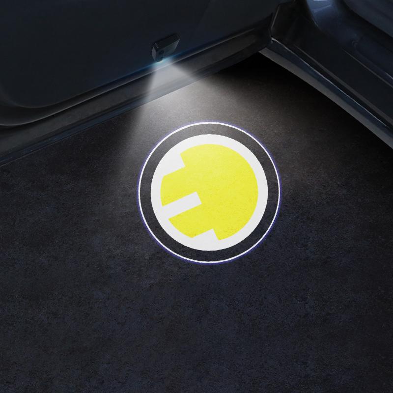 2Pcs LED Car Door SE Plug S Emblem Light Welcome WHND6 Lamp Wireless Projector For MINI Cooper S R50 R52 R53 R57 R58 R61
