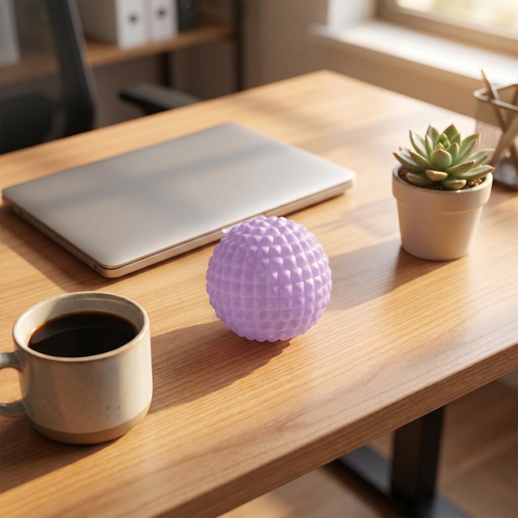 Textured Sensory Stress Relief Ball Soft Flexible Material Durable Design for Hand Exercise and Relaxation Therapy