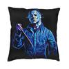 Stripes And Bats Nordic Throw Pillow Cover Home Decor Goth Occult Witch Halloween Chair Cushion Xcm Decorative Cushions