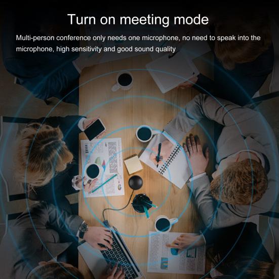 K3 Omnidirectional Microphone High-definition ABS Portable Plug Play USB Desktop Condenser Pickup