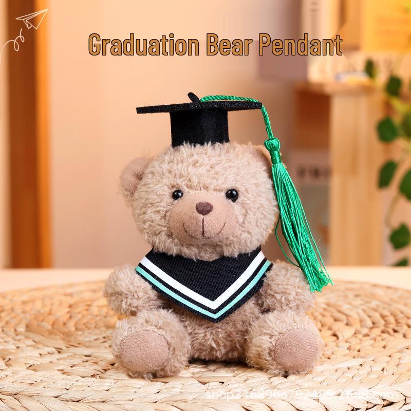Abschluss Teddybär Plüsch Schlüsselanhänger - Event Geschenkbeutel Anhänger