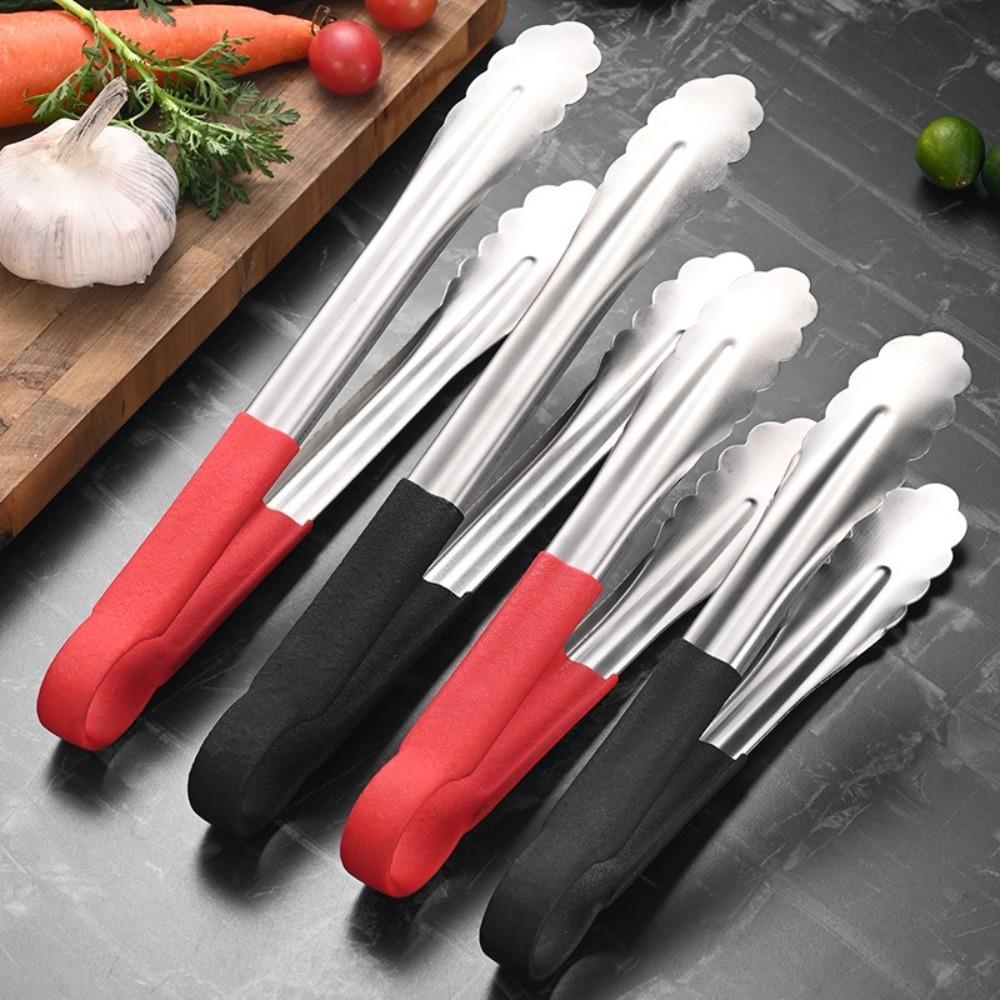 Non-slip Barbecue Clip Thickened Grill Tongs New Kitchen Food Tongs  Camp Cooking Supplies