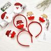 Aro para el pelo, decoración de astas, tocado elástico, decoración de astas de Papá Noel, aro para el pelo, accesorios para el cabello
