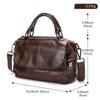 Genuine Leather Women's Bag Large-capacity Top-grain Cowhide Single-shoulder Crossbody Bag Casual Soft Leather Handbag