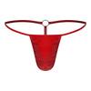Per Uomo G-string Lucido Perizoma Vita Sottile Tasca Sporgente Anello a O Dorso a T Slip