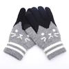 Nuevos Guantes Gruesos de Invierno Cálidos Para Hombres Mujeres Estudiantes Lindo Gato Tejidos Guantes Táctiles para Pantalla Guantes para Ciclismo al Aire Libre Esquí