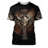 Czacha Czacha 3D Streetwear Koszulka T-shirt Kostiumy Poliester
