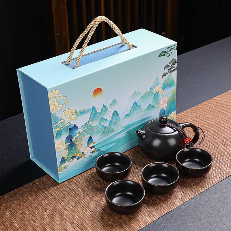 Chinese Style Ceramic Tea Set