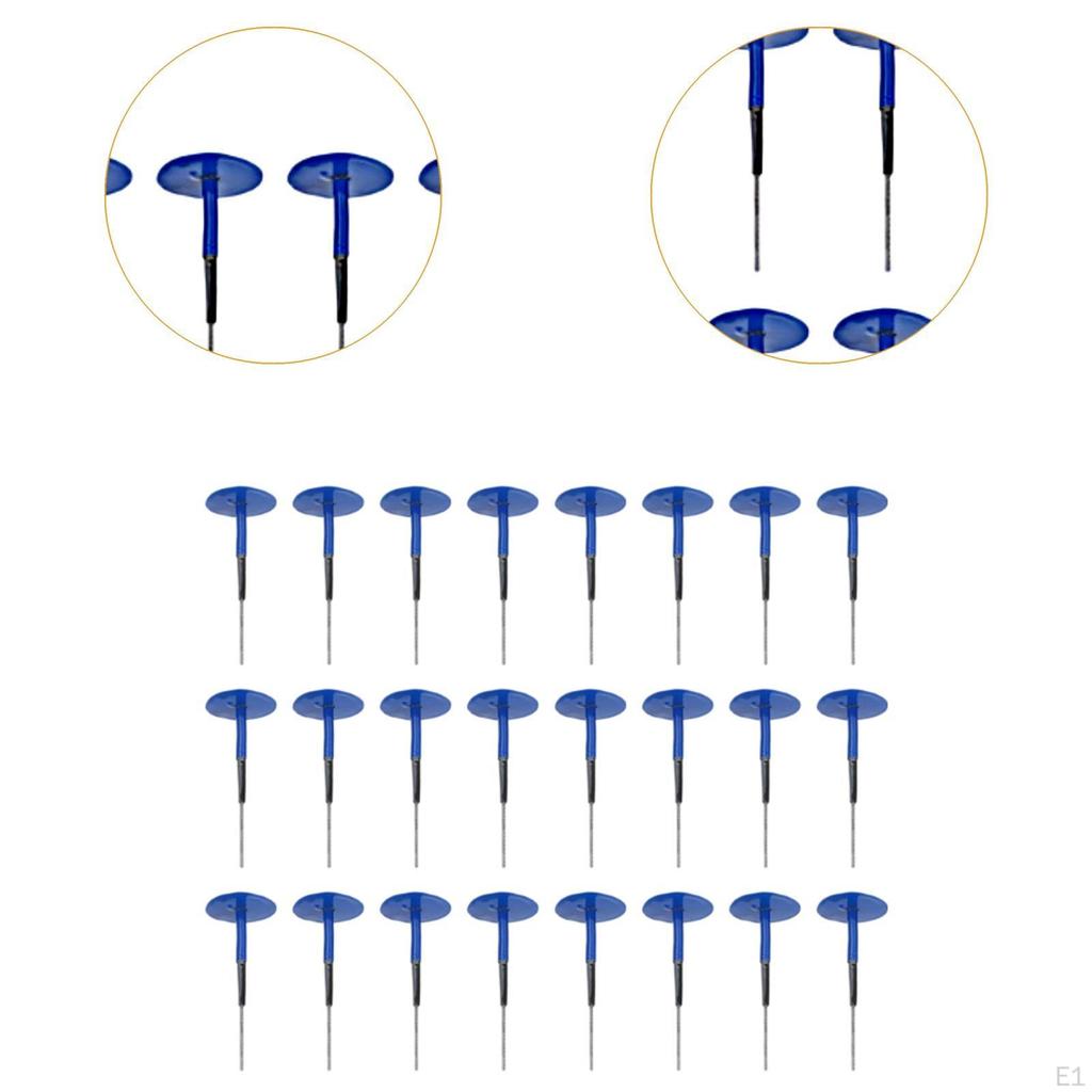 24Pcs Automotive Tyre Repair Plug Tool Replacement Easy to Install Mushroom Nail for
