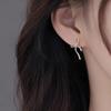 2024 New Luxe Bow Earrings: High-End 925 Sterling Silver Studs for Women