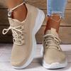 Fashion Women's Sneakers 2024 New Spring Autumn New Mesh Breathable Flats Shoes Comfortable Lightweight Knitted Sneakers Designer Shoes