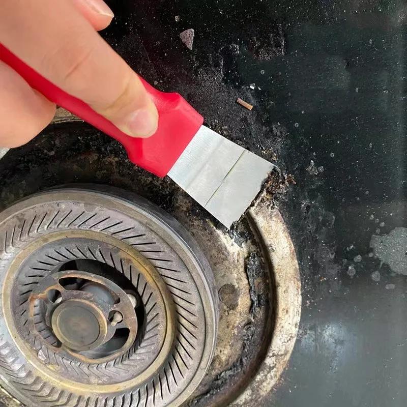 1pcs, Kitchen Cleaning Shovel, Freezer Ice Remover Shovel, Multifunctional Household Cleaning Shovel, Kitchen Gas Stove Range Hood Pot Bottom Shovel