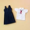 Blyth Puppenkleidung BJD Kleid Schuluniform Kariertes Kleid Kawaii JK Stil Outfit für OB24 YMY Licca Azone Modepuppen Zubehör