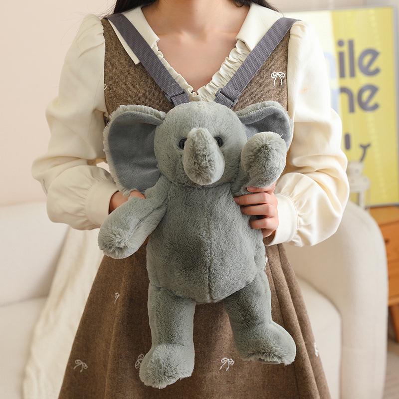 Large Capacity Cute Plush Bear Backpack - Versatile Japanese Korean Style