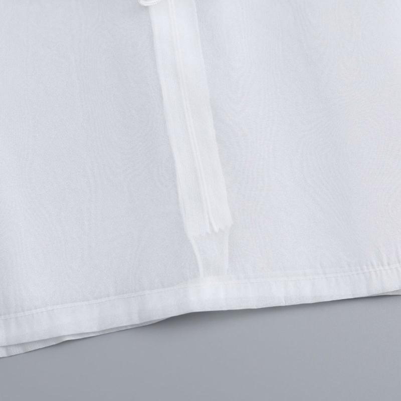 Elegant Wrinkles Resistant Neckpiece Decorative Polyester Trim Half Shirts False Collar For Dresses Shirts Prom Event