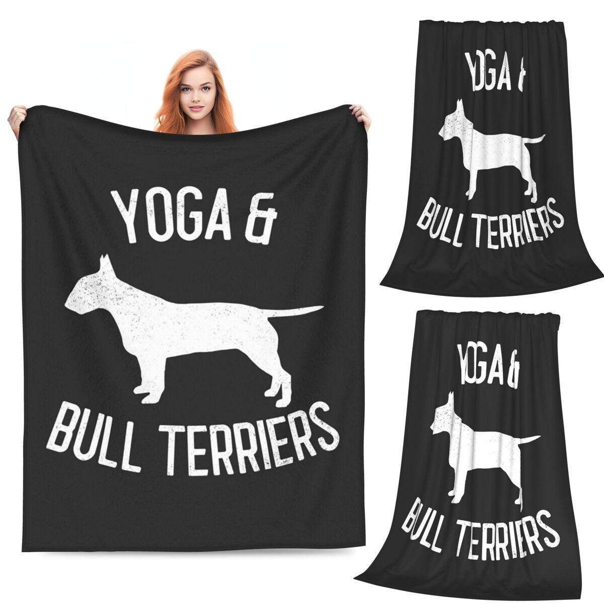 

Bull Terrier Mama - Dog Bully Mom Blankets Soft Warm Flannel Throw Blanket Bedspread for Bed Living room Picnic Travel Couch 80x120cm
