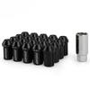 New 20pcs M12x1.5 Length 42mm 7075-t6 19HEX Rays Lug Nut Wheel Nuts With 7 Side Lock Nuts Anti Theft Security Key Alloy Aluminum