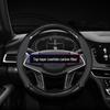 Toyota WISH Xiaobawang Leather Steering Wheel Cover for 2011 10/20 Series with Carbon Fiber Handle
