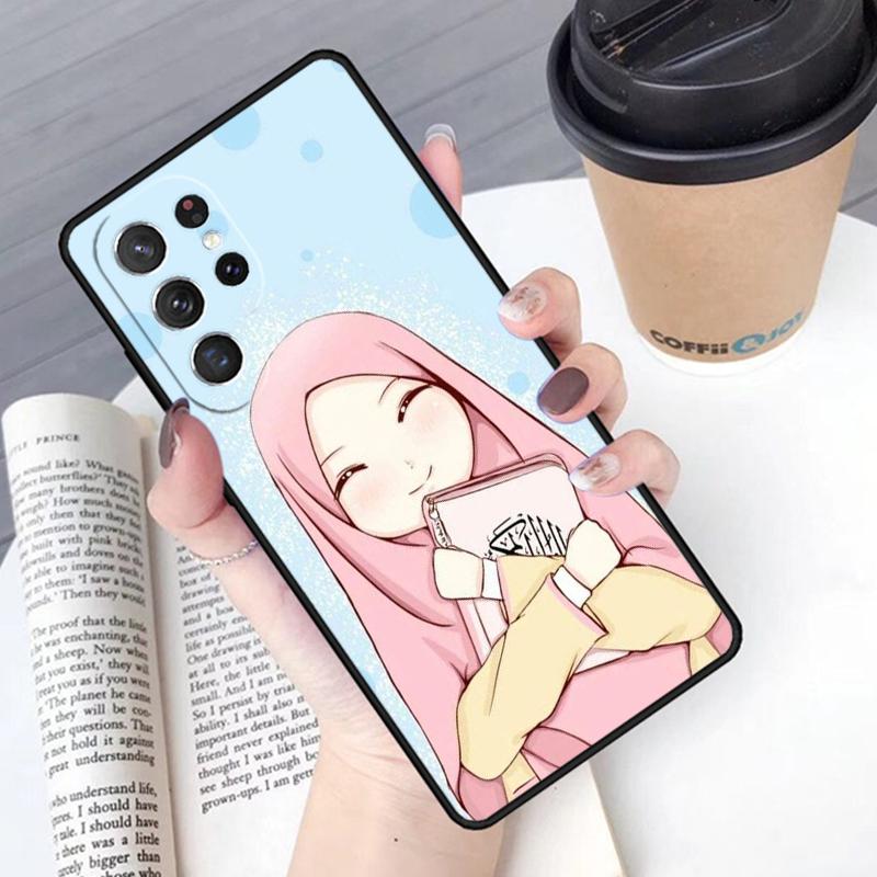 

Hijab Face Muslim Islamic phone case Cover For Samsung Galaxy S24 S25 Ultra S21 S22 Ultra S10E Note 10 Plus Note 20 FE S23 Note10 Pro(Plus)
