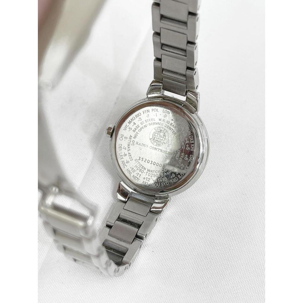 Used Excellent condition CITIZEN XC Cross-sea ecodrive H060-T025048 wristwatch silver Ladies