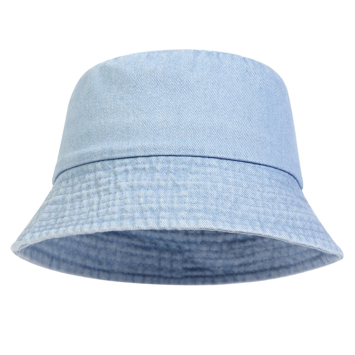 

Модная джинсовая шляпа рыбака, летняя защита от солнца, ковбойские шляпы для мужчин и женщин, кепки в стиле хип-хоп, кепка-ведро