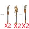 MOC Medieval Weapon Knight Building Block Accessories Character Helmet Hat Academic Gown Axe Sword Shield Brick Toy Gift K073