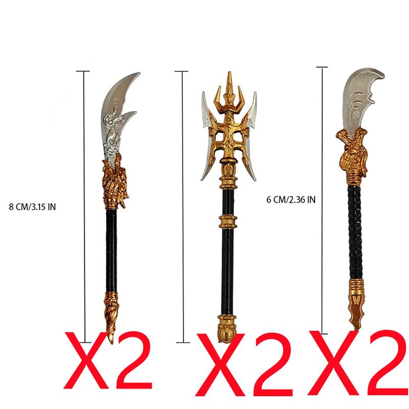 MOC Medieval Weapon Knight Building Block Accessories Character Helmet Hat Academic Gown Axe Sword Shield Brick Toy Gift K073