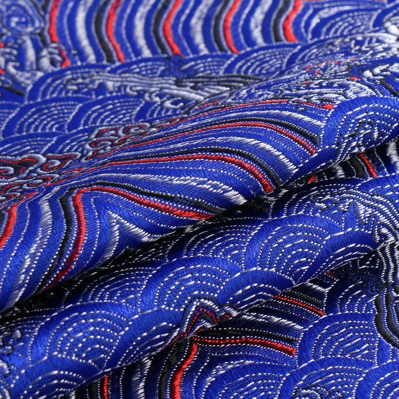 Ancient Style Silk Satin Fabric for Traditional Chinese Tang Suit Cheongsam Embroidered Hanfu Material Handcraft Packaging Cloth