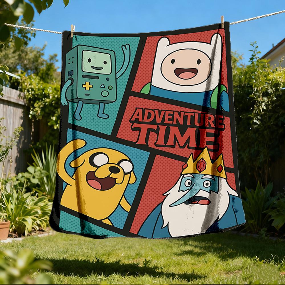 1ks Doba ledová Venkovní flanelová deka Měkká, lehká a teplá