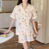 Jiikawa Wusachi Pajamas Women's Spring Summer Cotton Short Sleeve Student Loose Large Size Summer Small Hachi Loungewear
