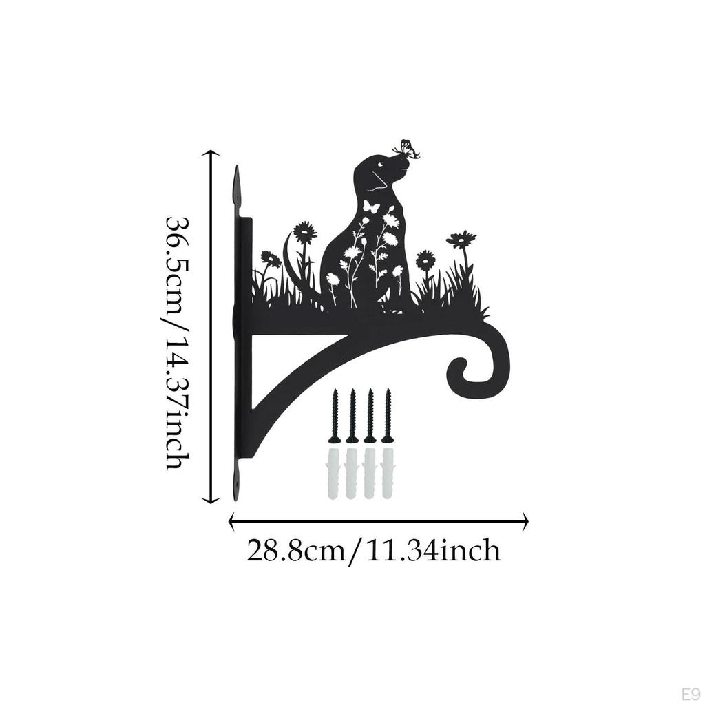 Wall Mount Plant Hanger Hanging Basket Multipurpose with Screws for Cabin