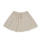 Clove [26Sm Clove] Shirring Volume Mini Skirt (Beige)