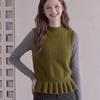 Gilet Tricot Sans Manches Rétro ZOSOUL