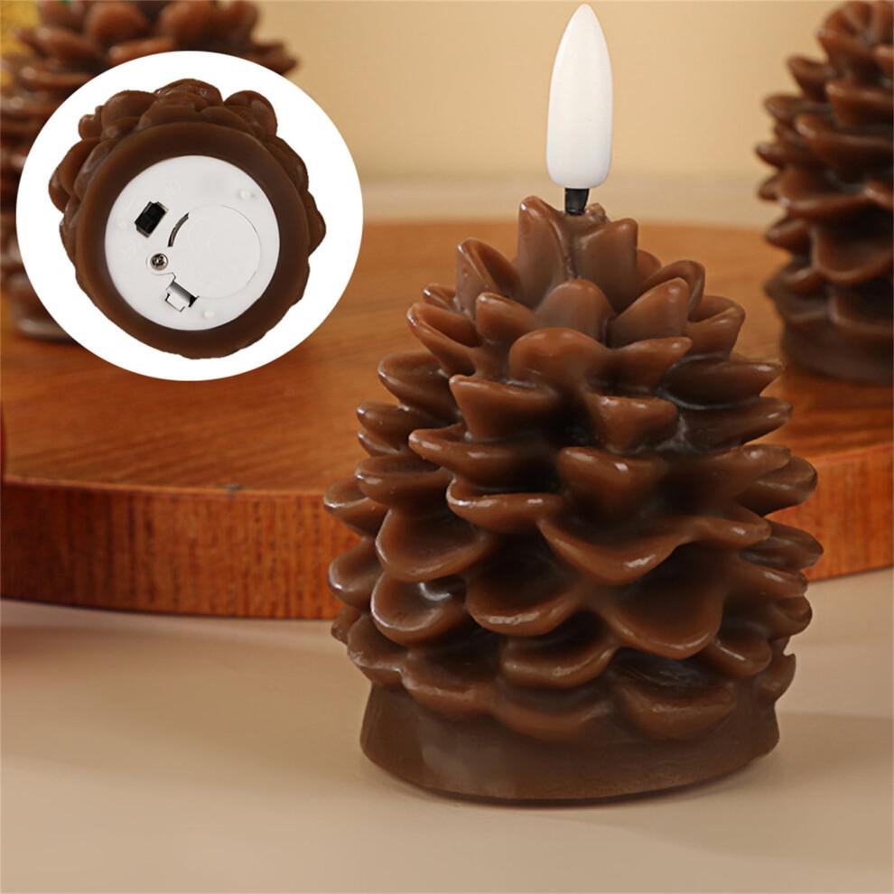 LED Flickering Flameless Candle Lights, Battery-Powered, Compatible with Christmas Tree Decor