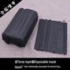Disposable Breathable Summer Face Mask - Single and Double Layer, Black & White