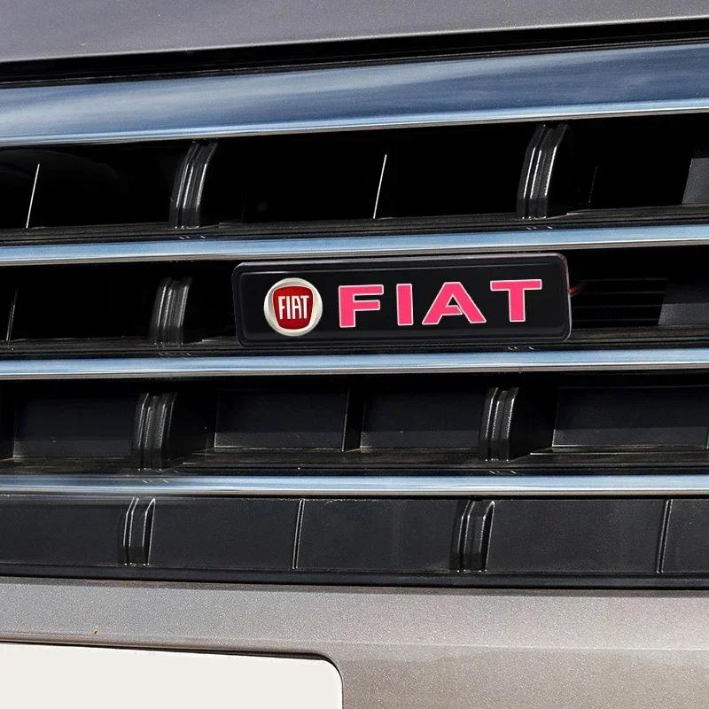 Auto Frontabdeckung Kühlergrill Lampe Emblem Dekoration LED Beleuchtung für FIAT Abarth 500 Panda Bravo Punto Tipo Linea Ducato Freemont