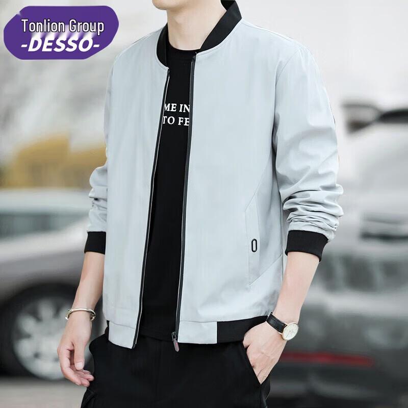 

Мужская бейсбольная куртка DESSO свободного кроя со стойкой 3XL