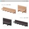 Doshisha Wall Shelf Wall Hanger Shelf, 40cm Wide, Pin-Attachable (Rental-Friendly), No Damage To