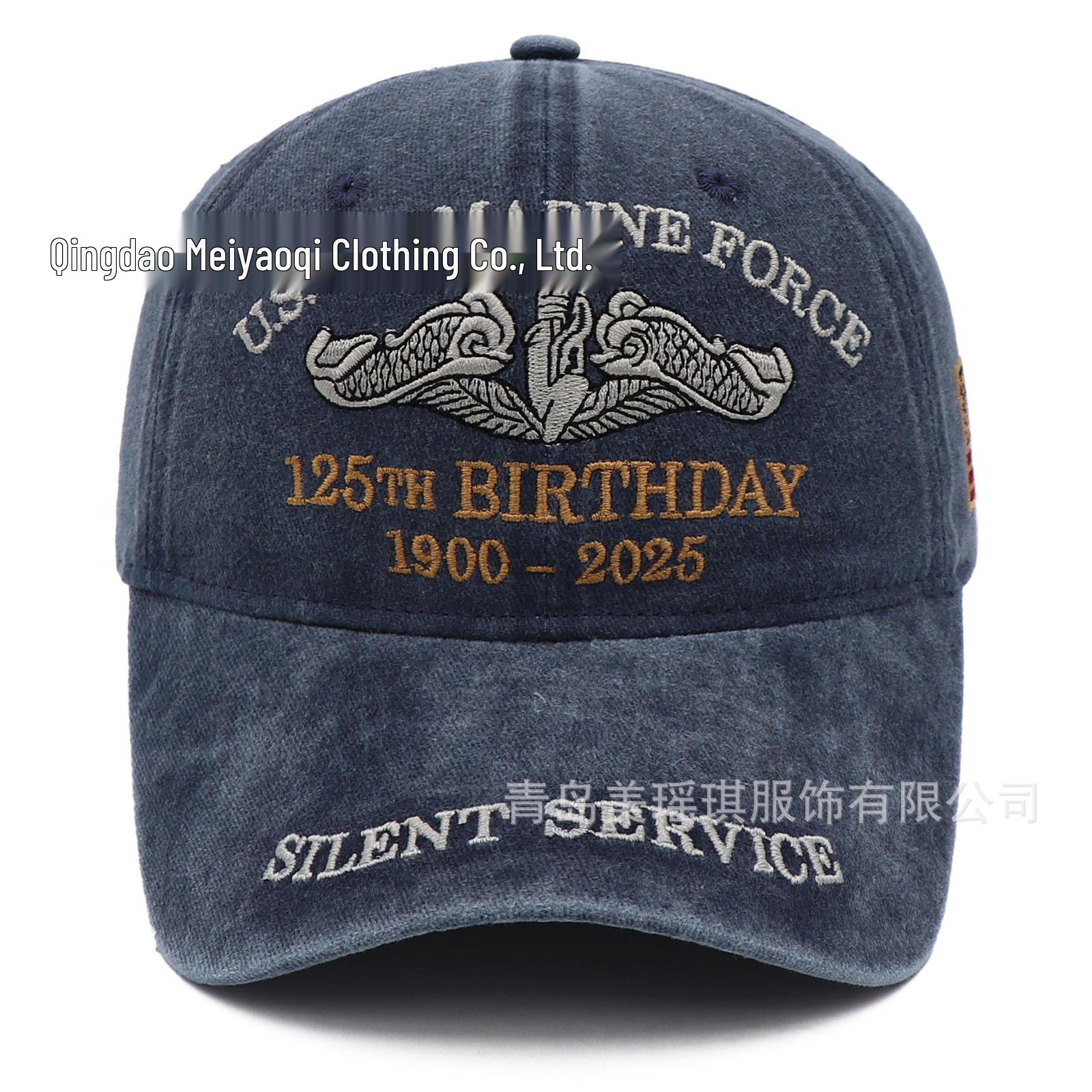 U.S. Submarine Force 125th Vintage Embroidered Baseball Cap Unisex Adjustable
