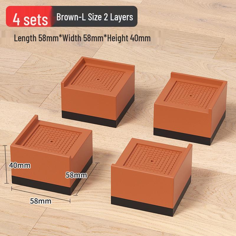 Universal Furniture Heightening Pads: Nail-Free, Stable, Moisture-Proof for Tables & Chairs