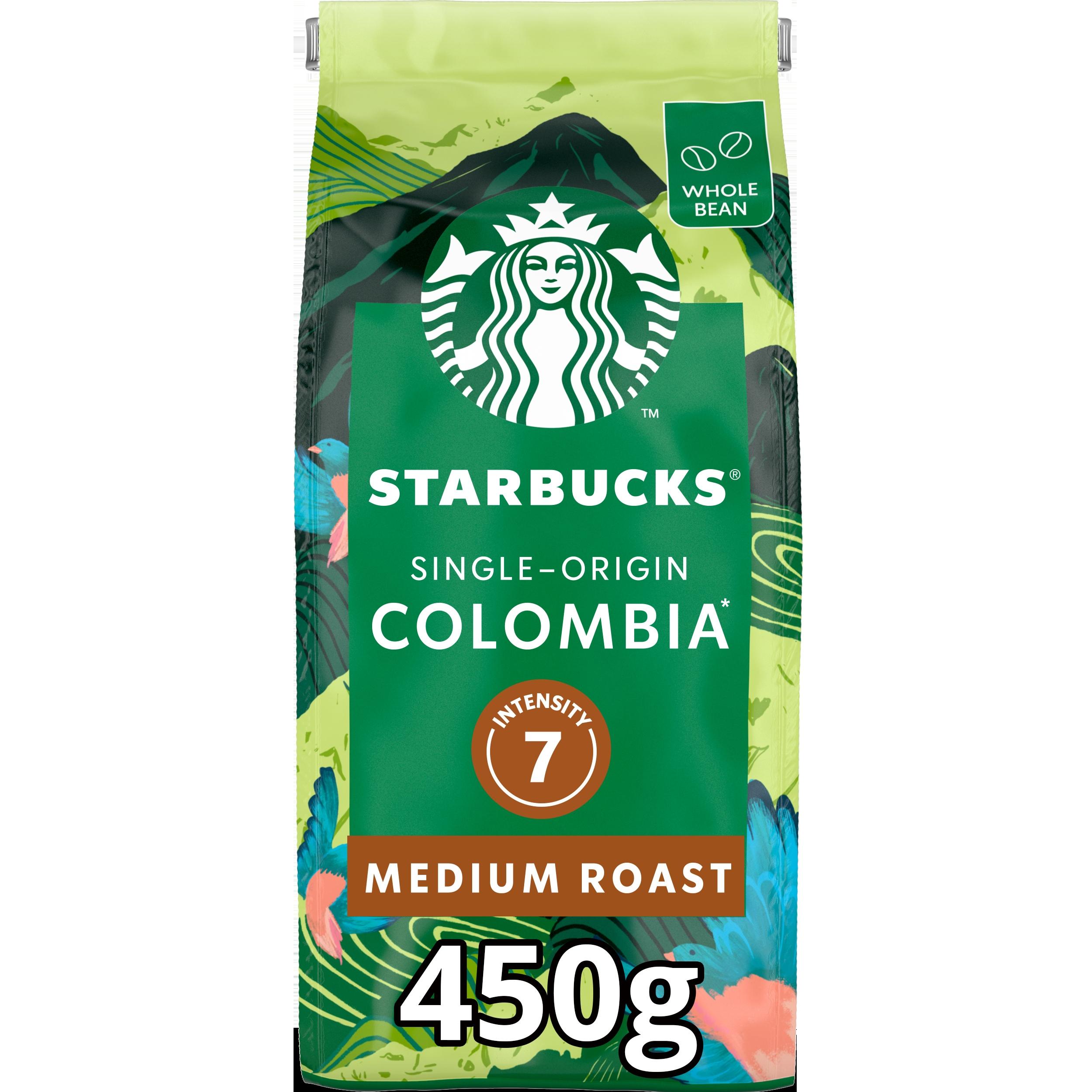 Grains de café Starbucks Origine Unique Colombie, 100% Arabica 450 450 g